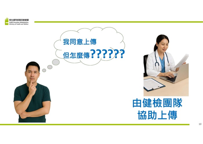 鼓勵公教健檢上傳健康存摺說帖10