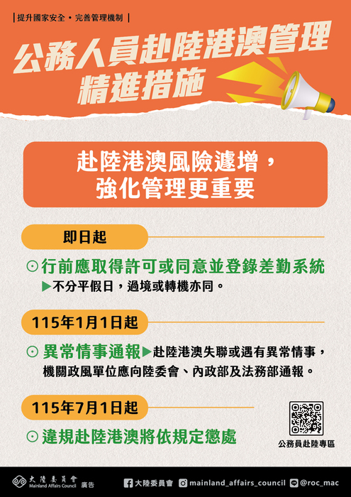 大陸委員會宣導海報